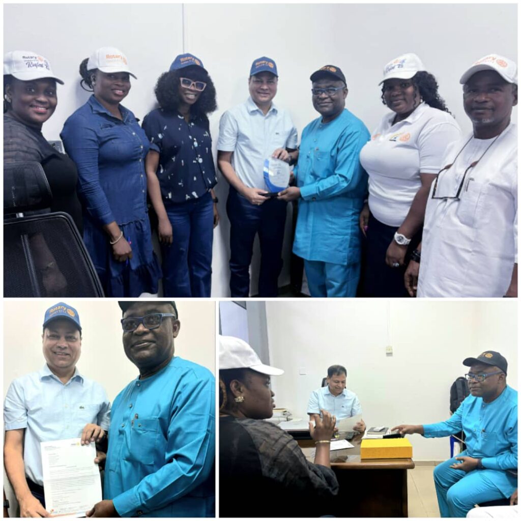 Somotex Nig. Thanks to my team: Rtn. Dr Adebukunola Soile-Balogun, PP Chinyere Madueke-Onwo and St. Michael Gbolahan Fadipe.