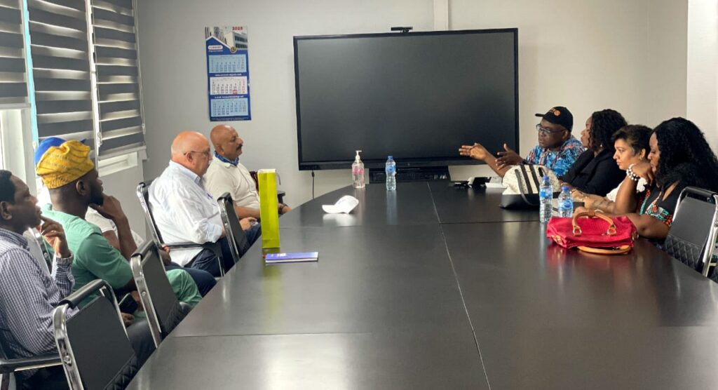 Our visit to our sponsors, Day 3, with Cormart Nig. Ltd. The Managing Director of Cormart receives the ROSFEST'25 team in their boardroom.